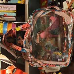 Vera bradley clear cosmetic case floral